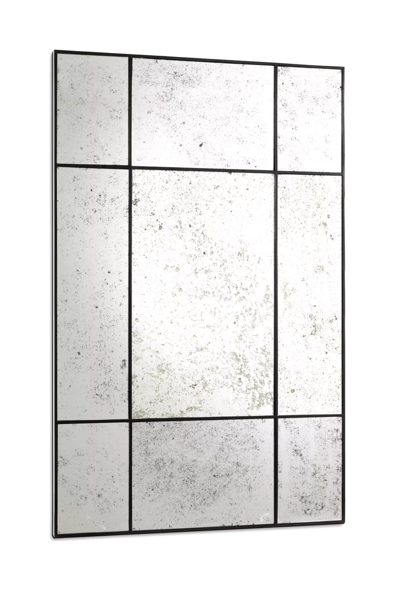 Antique Weathered Glass Grid Mirror | Eichholtz Mountbatten | Eichholtz Miami
