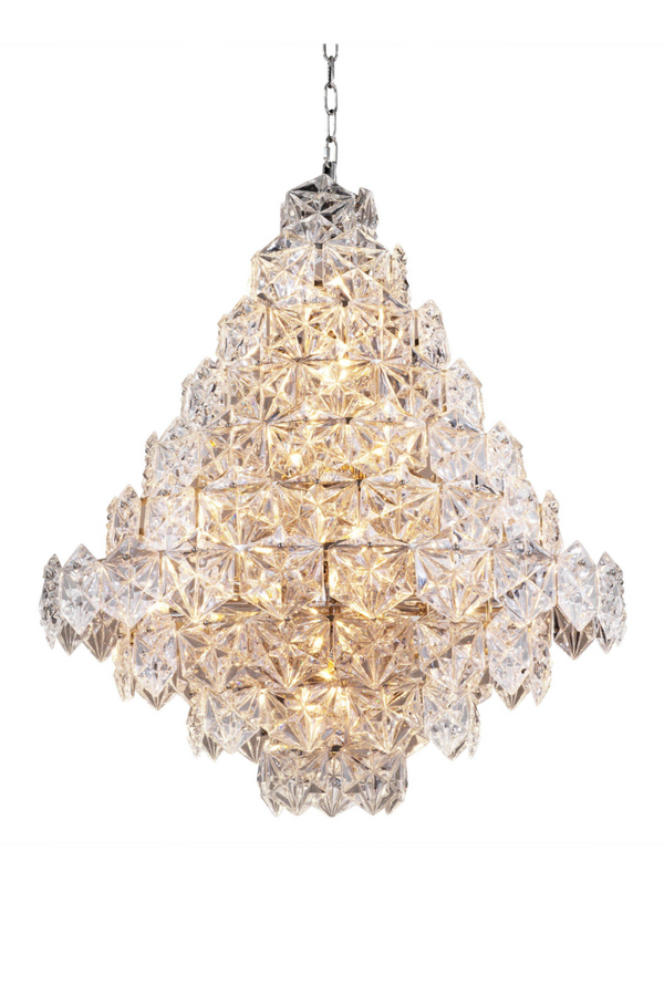 Hexagonal Glass Chandelier | Eichholtz Hermitage L | Eichholtz Miami
