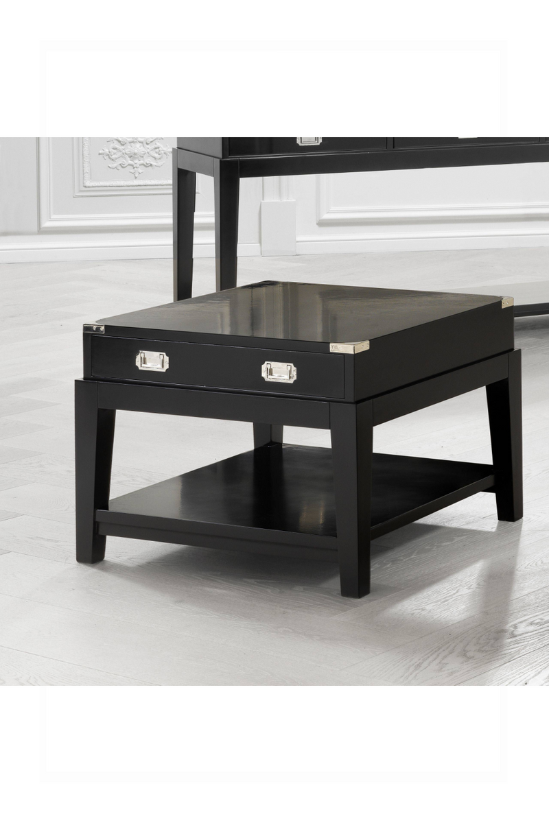 Black Side Table | Eichholtz Military | Eichholtz Miami