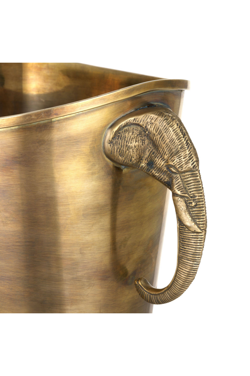 Brass Wine Cooler | Eichholtz Maharaja | Eichholtz Miami Modern Furniture