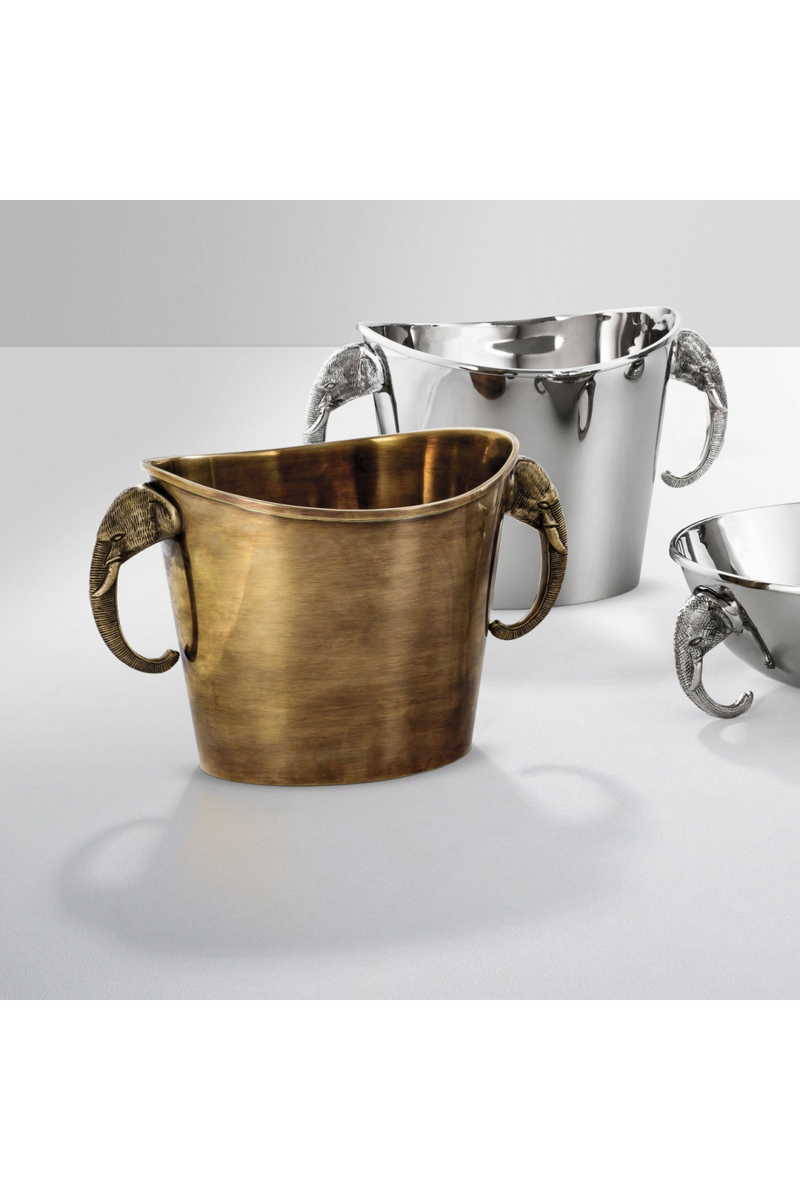 Brass Wine Cooler | Eichholtz Maharaja | Eichholtz Miami Modern Furniture