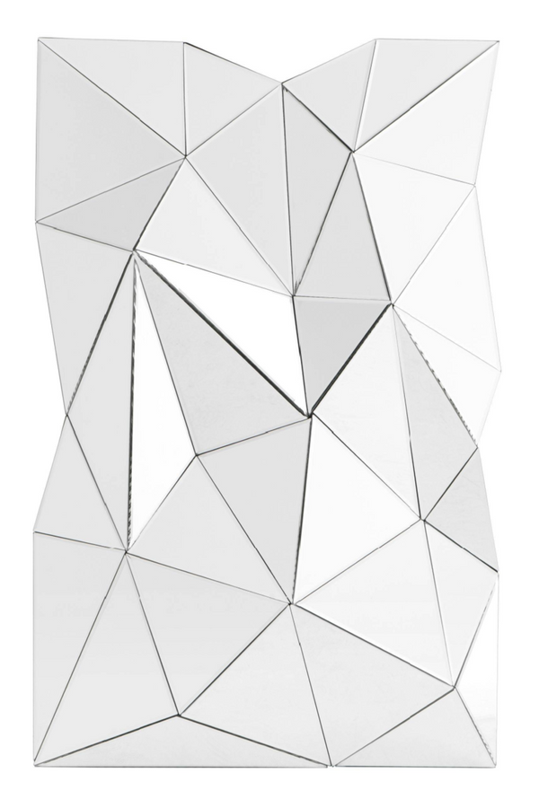 3D Triangle Faceted Wall Mirror | Eichholtz Boyton | Eichholtz Miami