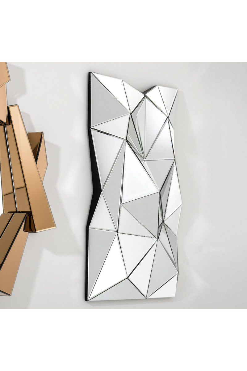 3D Triangle Faceted Wall Mirror | Eichholtz Boyton | Eichholtz Miami