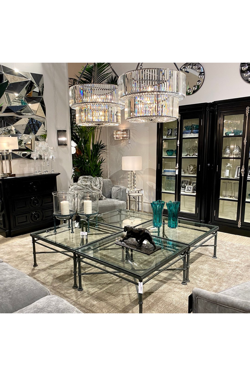 3D Triangle Faceted Wall Mirror | Eichholtz Boyton | Eichholtz Miami