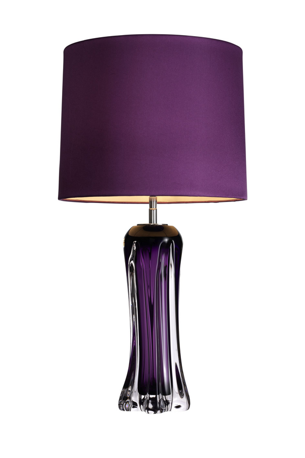 Purple Glass Table Lamp | Eichhlotz Castillo | Eichholtz Miami