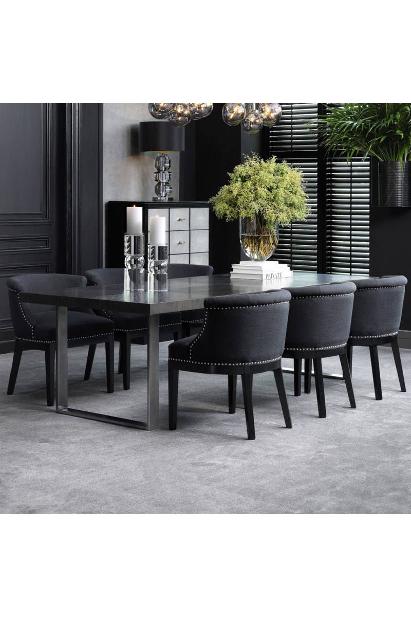 Charcoal Dining Table 100" | Eichholtz Borghese | Eichholtz Miami