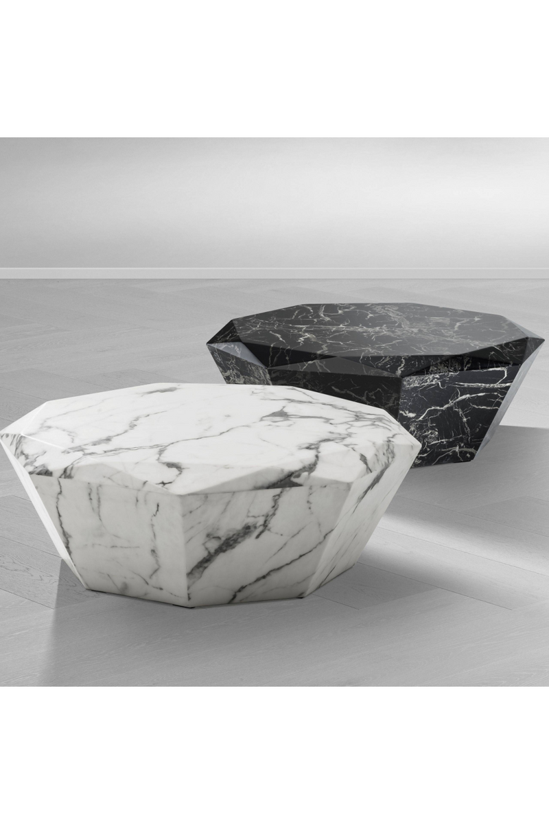 Black Polished Diamond Coffee Table | Eichholtz Diamond | Eichholtz Miami