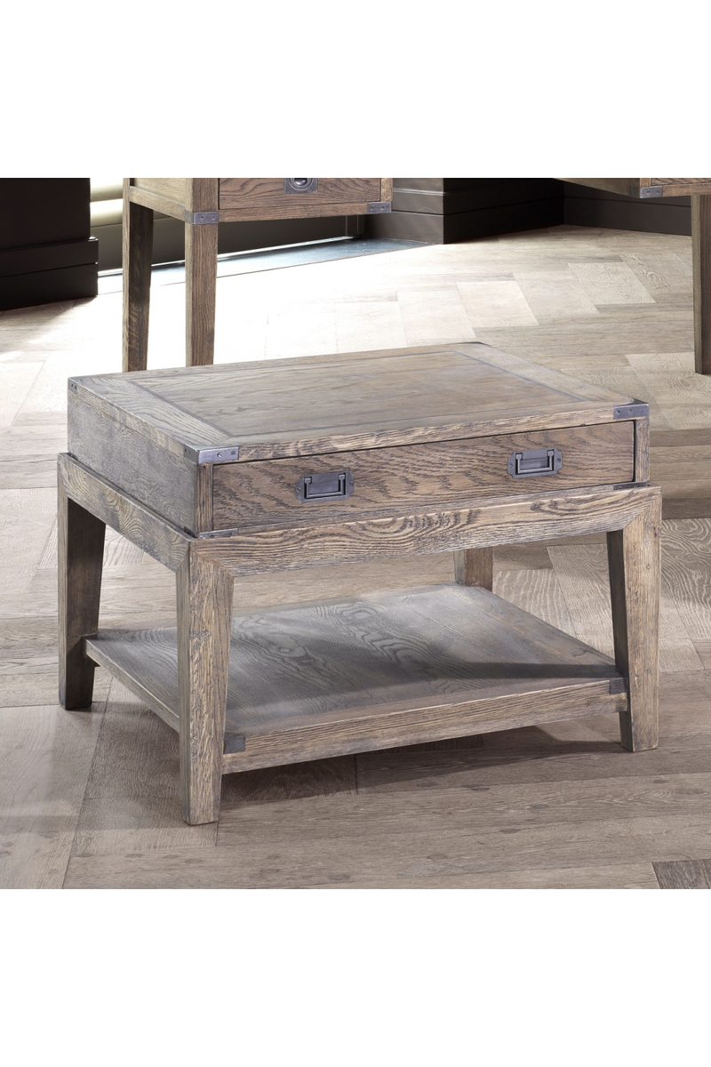 Wooden Side Table | Eichholtz Military | Eichholtz Miami