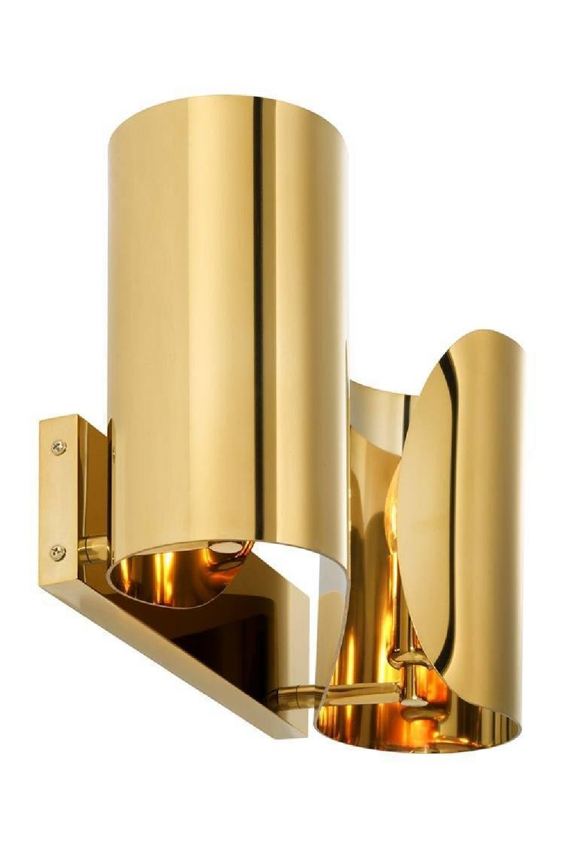 Curved Gold Wall Sconce | Eichholtz Crawley | Eichholtz Miami