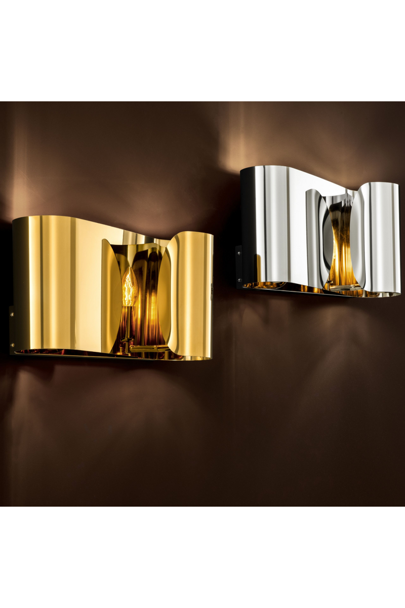 Curved Gold Wall Sconce | Eichholtz Crawley | Eichholtz Miami