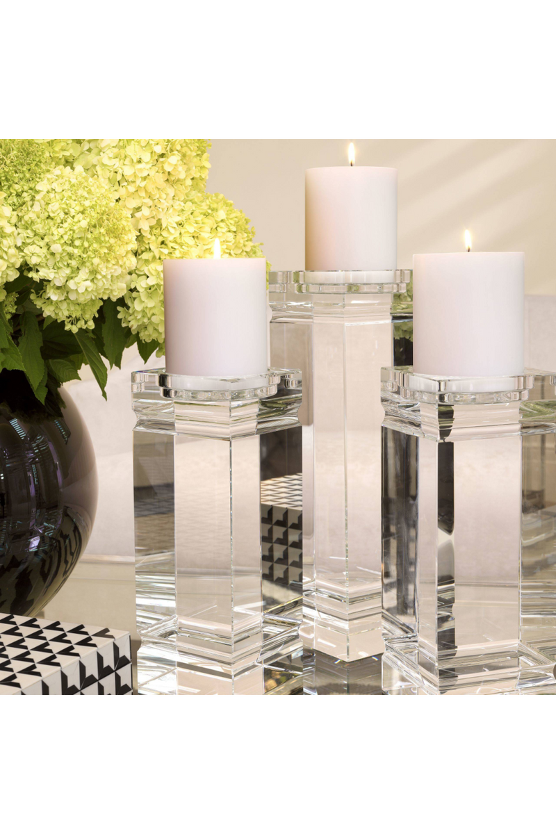 Crystal Candle Holder S | Eichholtz Tillary | Eichholtz Miami