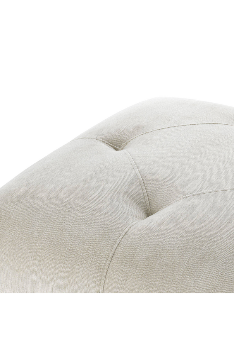 Pebble Gray Tufted Accent Stool | Eichholtz Cesare | Eichholtz Miami