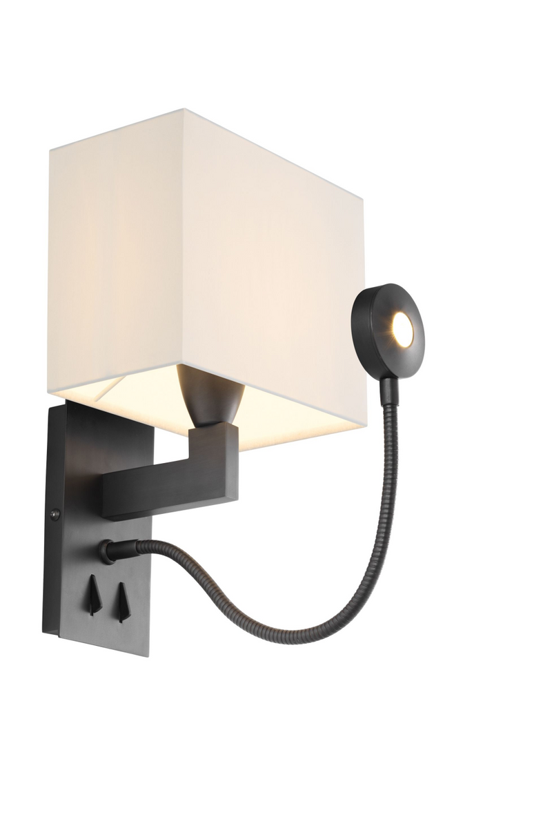 Bronze Wall Lamp With Picture Light | Eichholtz Reading | Eichholtz Miami
