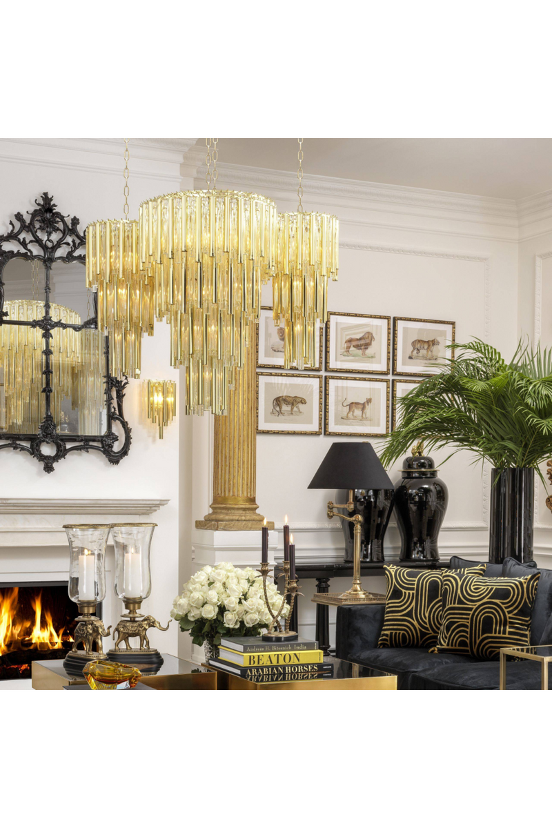 Layered Glass Chandelier | Eichholtz Gigi - S | Eichholtz Miami