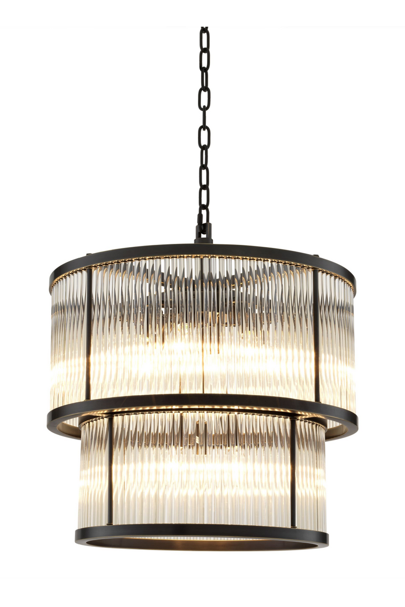 2 Tier Glass Chandelier | Eichholtz Pasadena | Eichholtz Miami