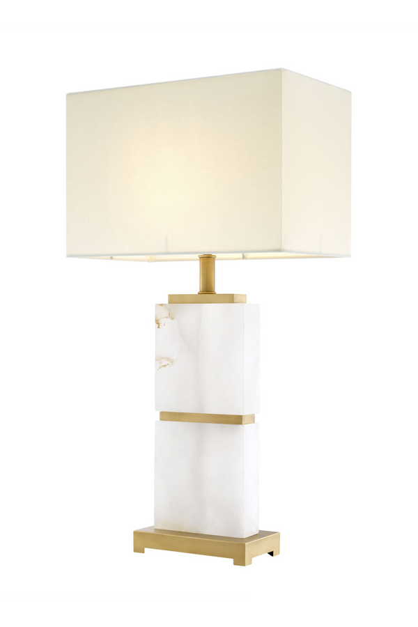 Alabaster White Marble Table Lamp | Eichholtz Robbins | Eichholtz Miami