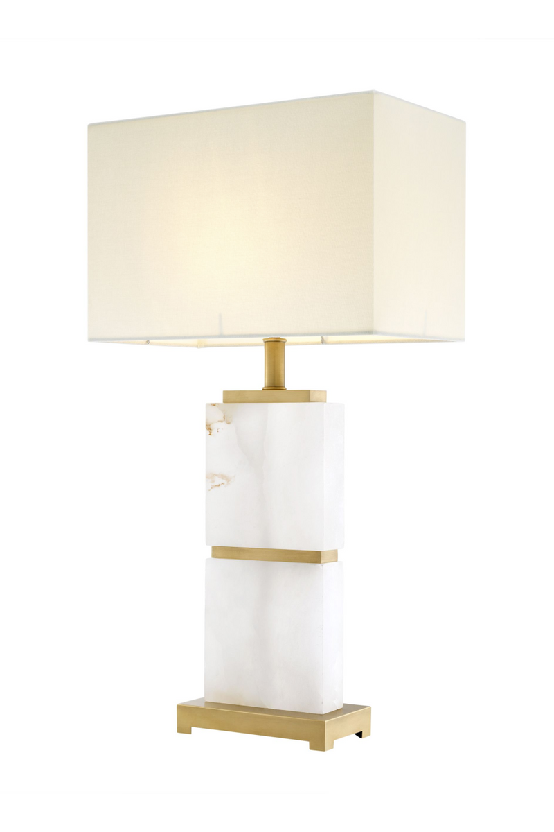 Alabaster White Marble Table Lamp | Eichholtz Robbins | Eichholtz Miami