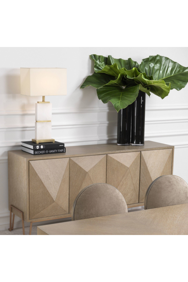 Alabaster White Marble Table Lamp | Eichholtz Robbins | Eichholtz Miami