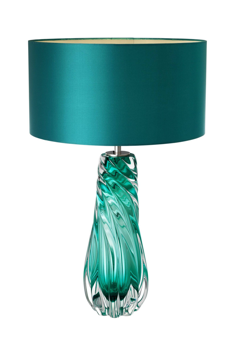 Teal Blown Glass Table Lamp | Eichholtz Barron | Eichholtzmiami.com
