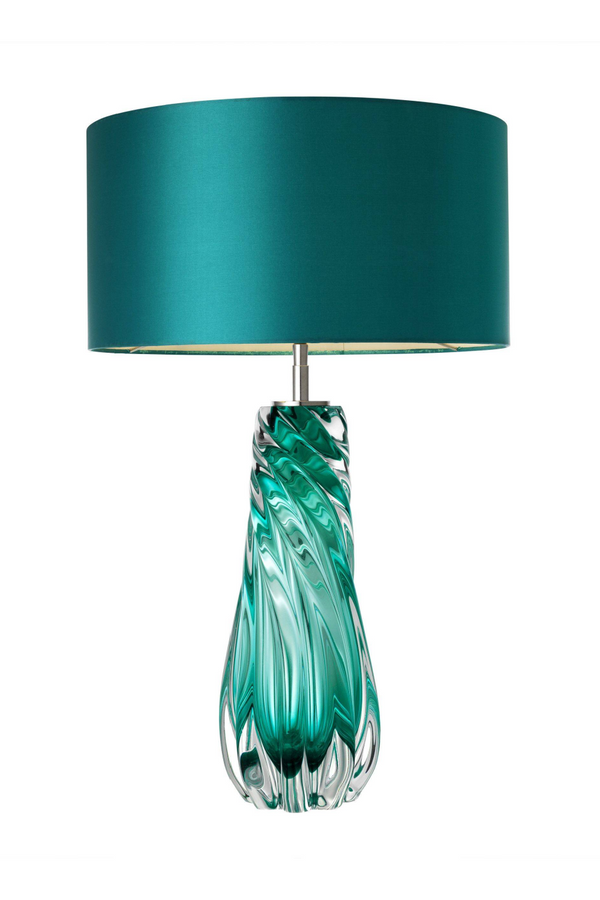 Teal Blown Glass Table Lamp | Eichholtz Barron | Eichholtzmiami.com