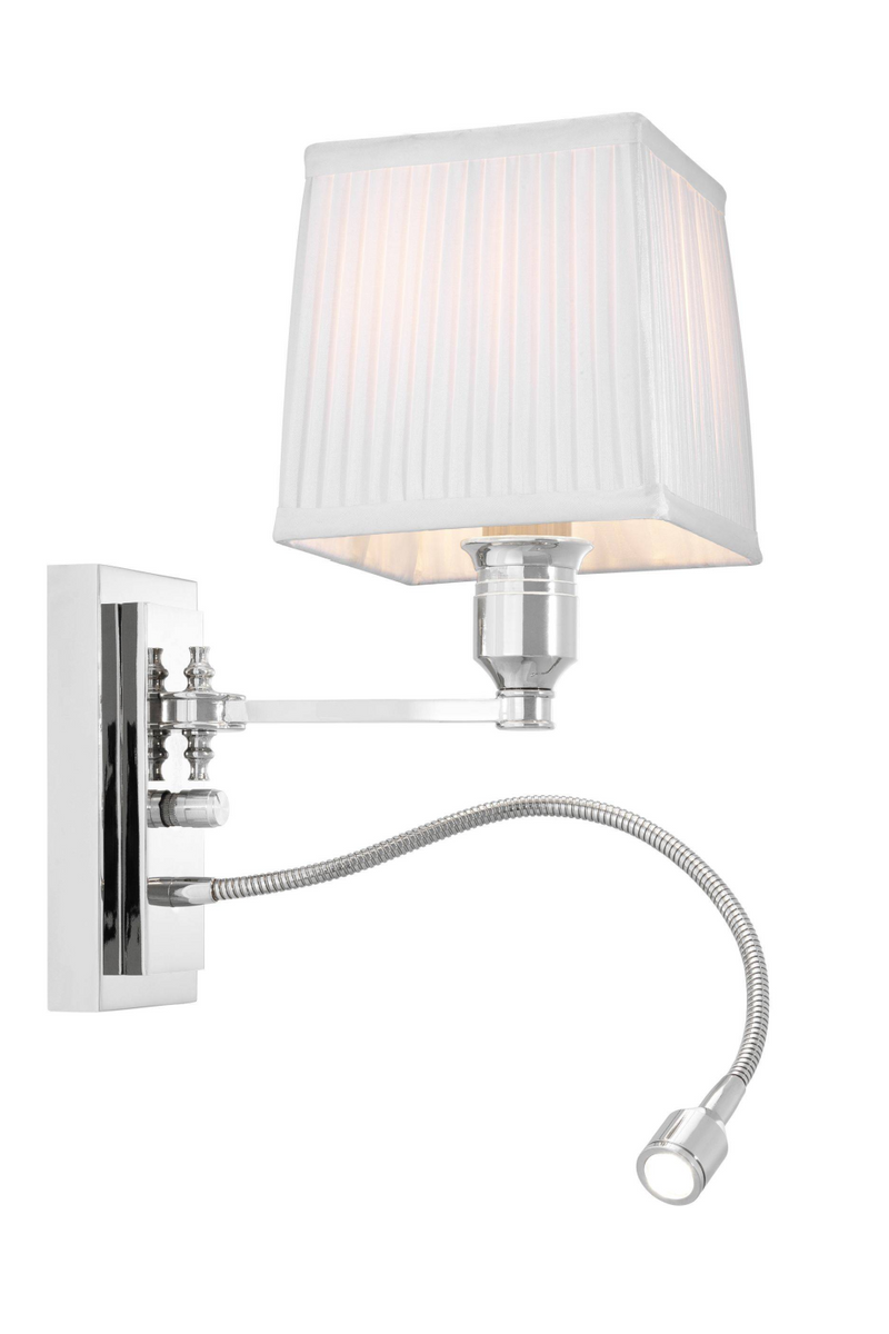 White Swing Arm With Picture Light | Eichholtz Ellington | Eichholtz Miami