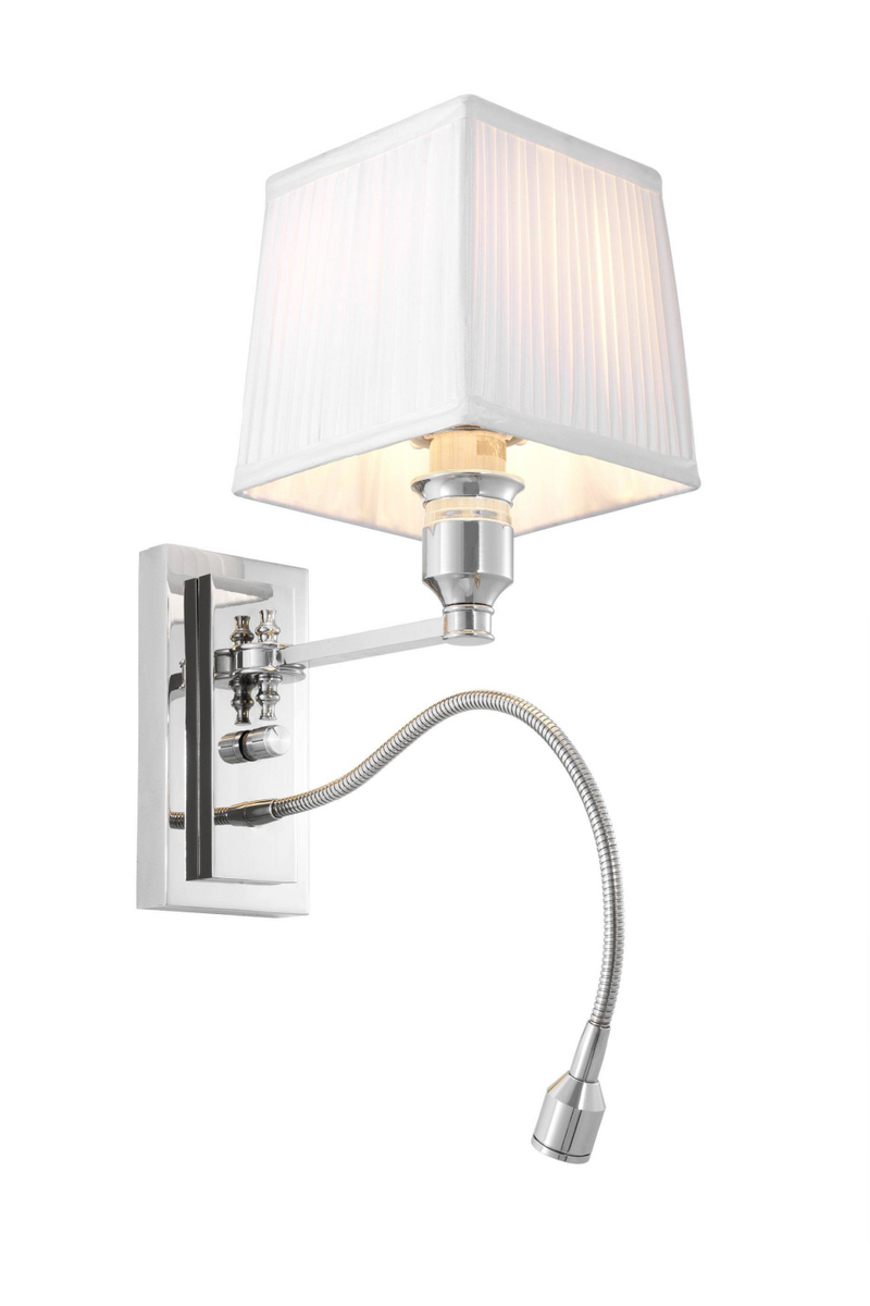 White Swing Arm With Picture Light | Eichholtz Ellington | Eichholtz Miami