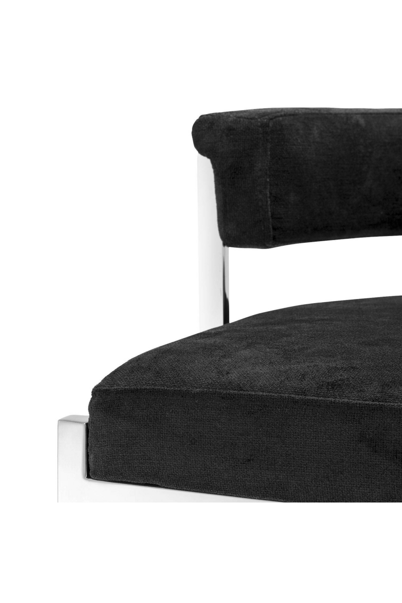 Black Velvet Counter Stool | Eichholtz Dante |