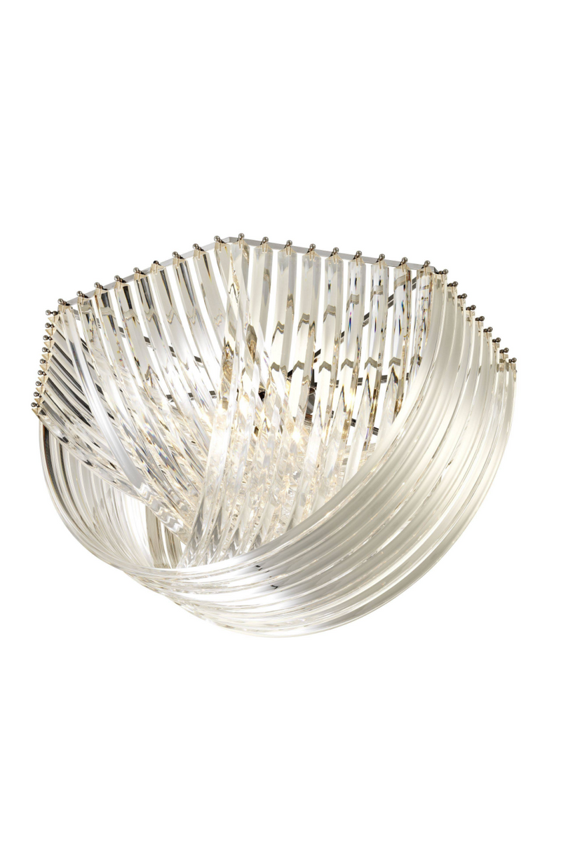 Lucite Loop Flush Mount | Eichholtz Hyeres | Eichholtz Miami