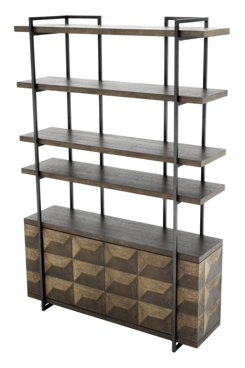 Modern Oak Cabinet with Doors | Eichholtz Gregorio |