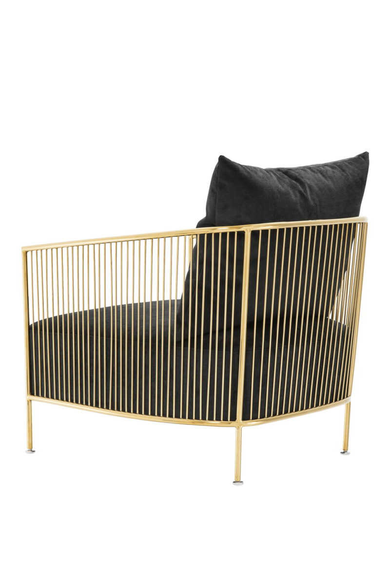 Black Velvet Wire Chair | Eichholtz Knox | Eichholtzmiami.com