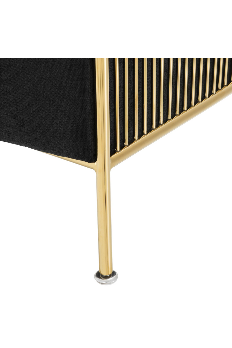 Black Velvet Wire Chair | Eichholtz Knox | Eichholtzmiami.com