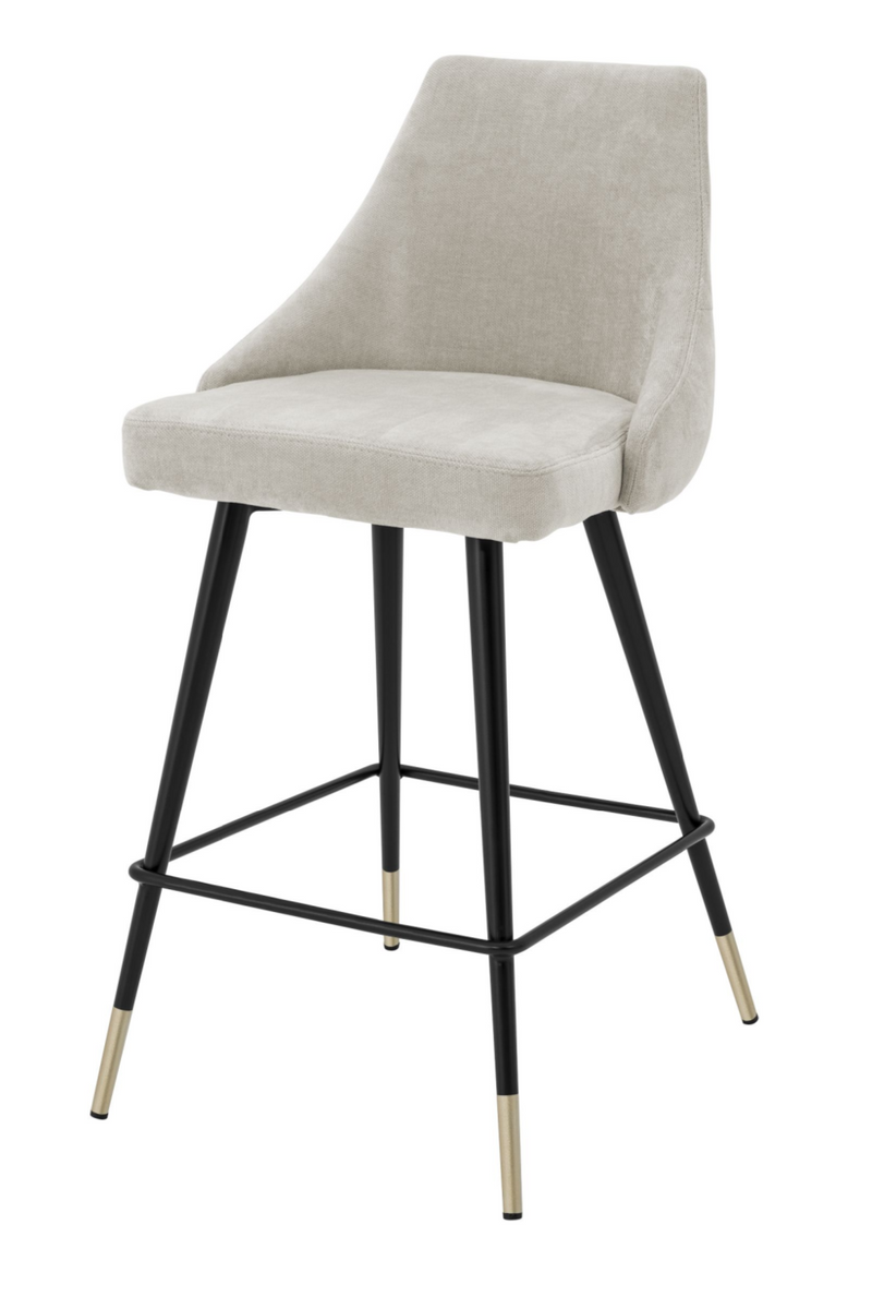 Beige Upholstered Counter Stool | Eichholtz Cedro | Eichholtz Miami