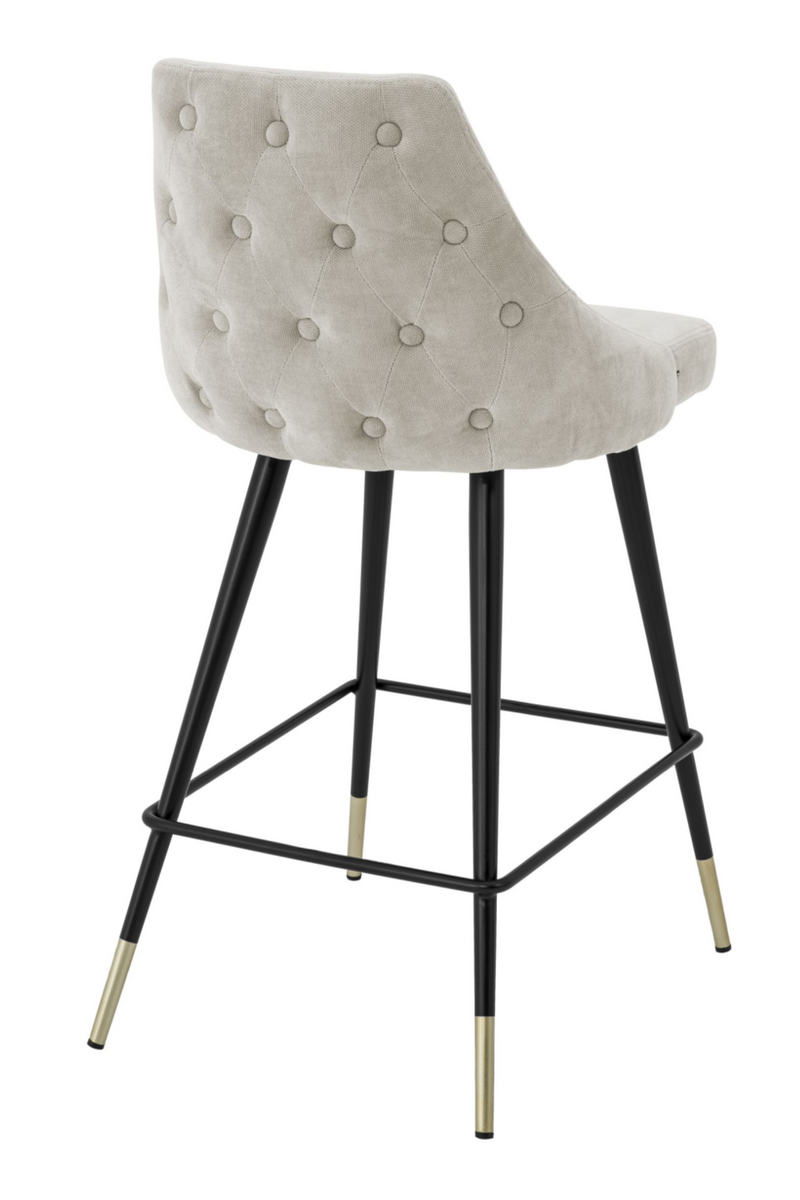 Beige Upholstered Counter Stool | Eichholtz Cedro | Eichholtz Miami