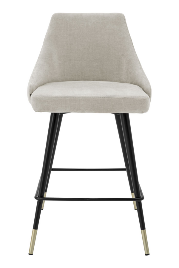 Beige Upholstered Counter Stool | Eichholtz Cedro | Eichholtz Miami