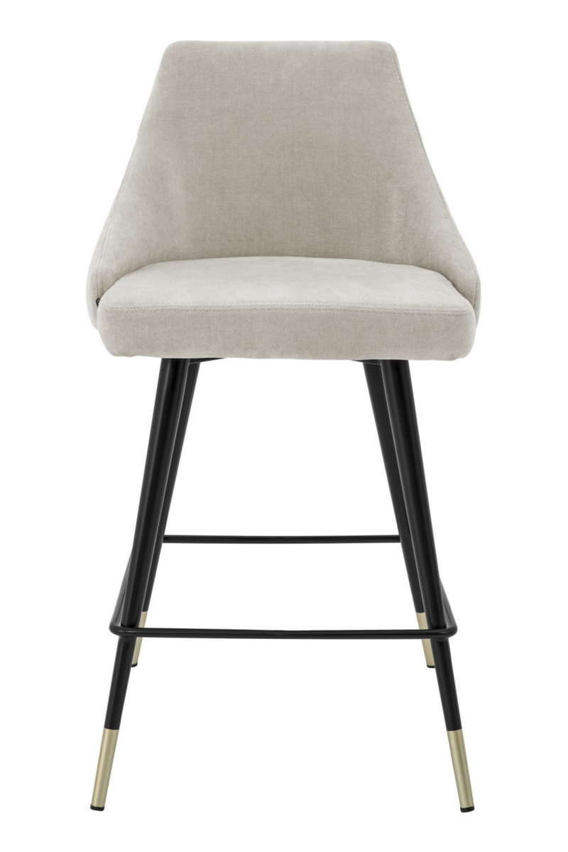 Beige Upholstered Counter Stool | Eichholtz Cedro | Eichholtz Miami