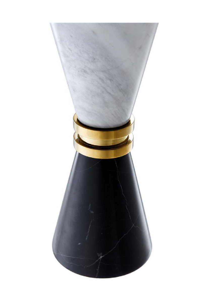 Marble Hourglass Candle Holder | Eichholtz Diabolo | Eichholtz Miami