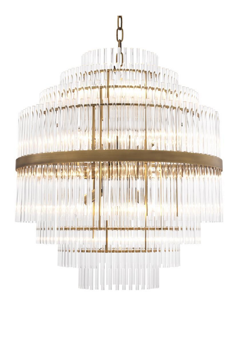 Glass Layered Chandelier | Eichholtz East | Eichholtz Miami
