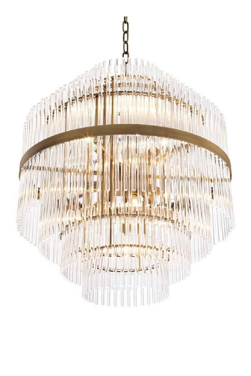 Glass Layered Chandelier | Eichholtz East | Eichholtz Miami