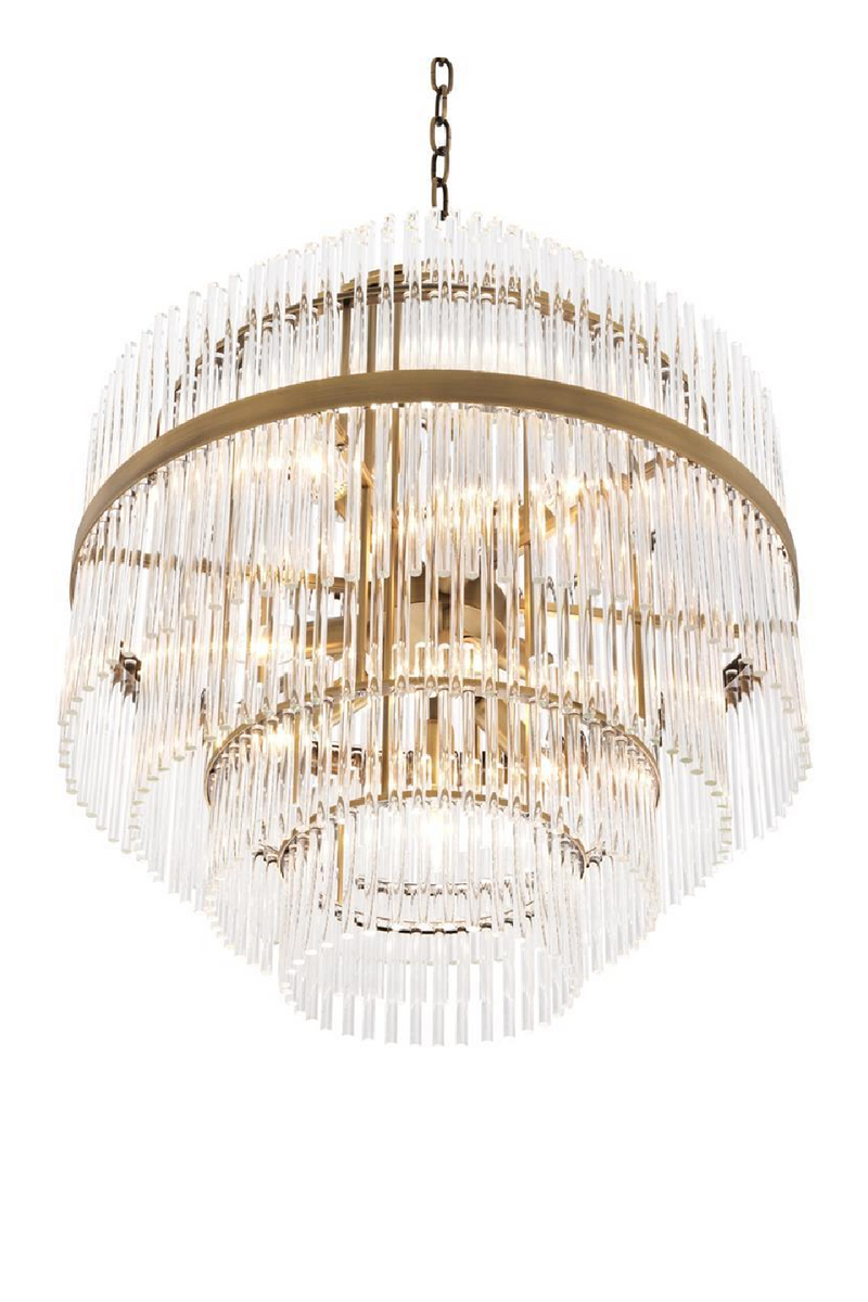 Glass Layered Chandelier | Eichholtz East | Eichholtz Miami