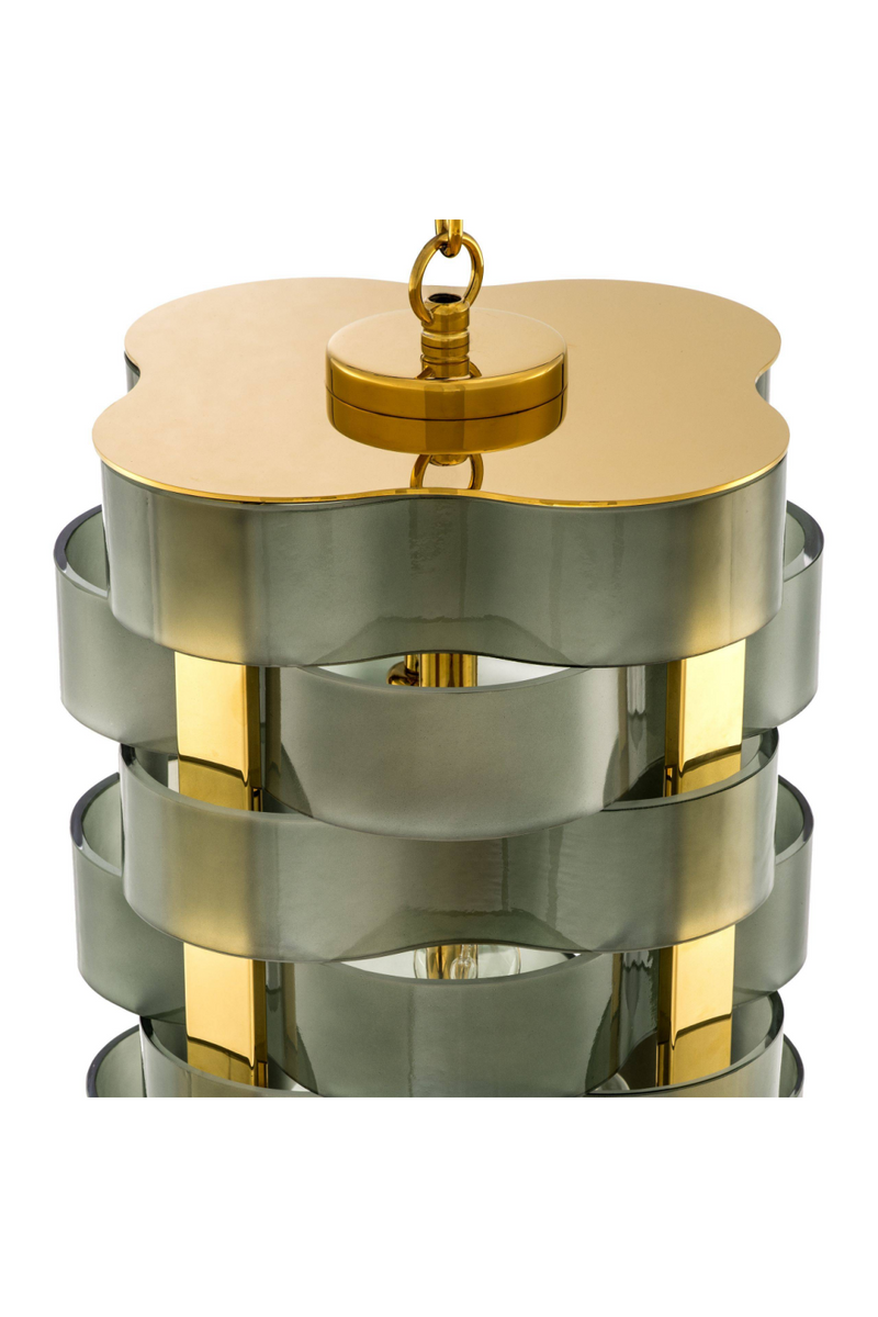 Green Glass Pendant Chandelier | Eichholtz Martinique | Eichholtz Miami