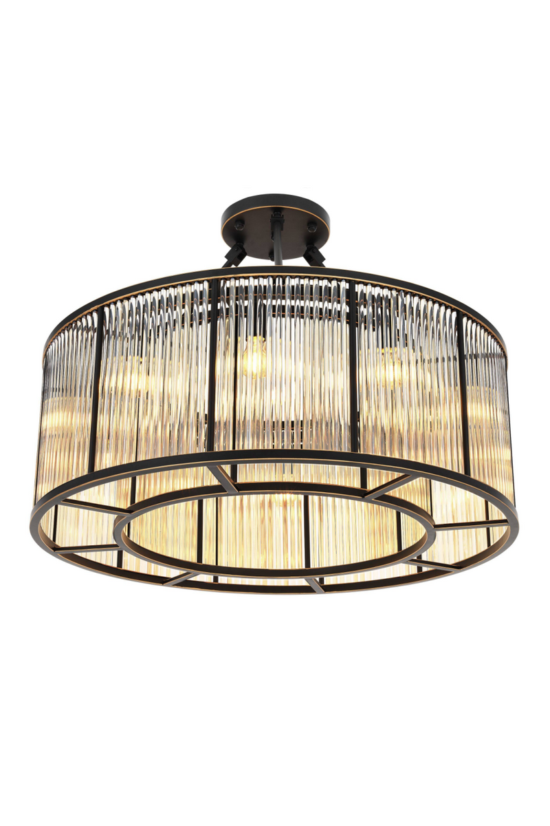 Glass Drum Ceiling Lamp | Eichholtz Bernardi | Eichholtz Miami