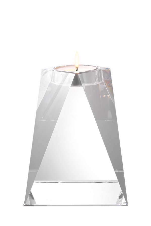 Crystal Glass Candle Holder | Eichholtz Liaison | Eichholtz Miami