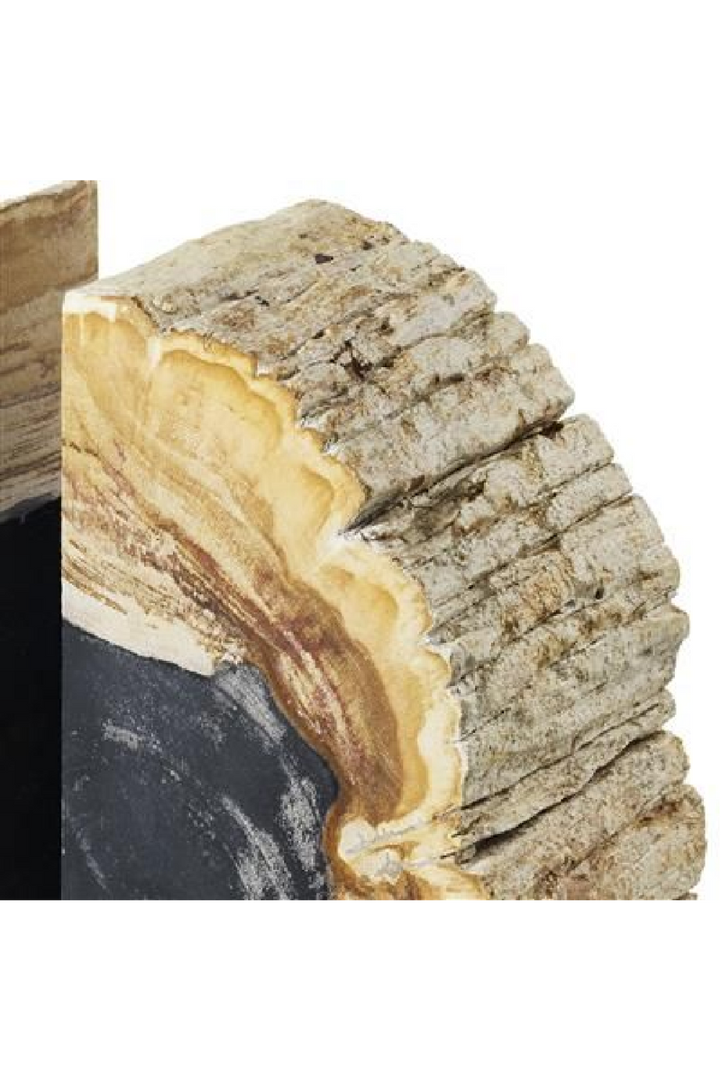 Petrified Wood Bookends | Eichholtz Opia | Eichholtz Miami