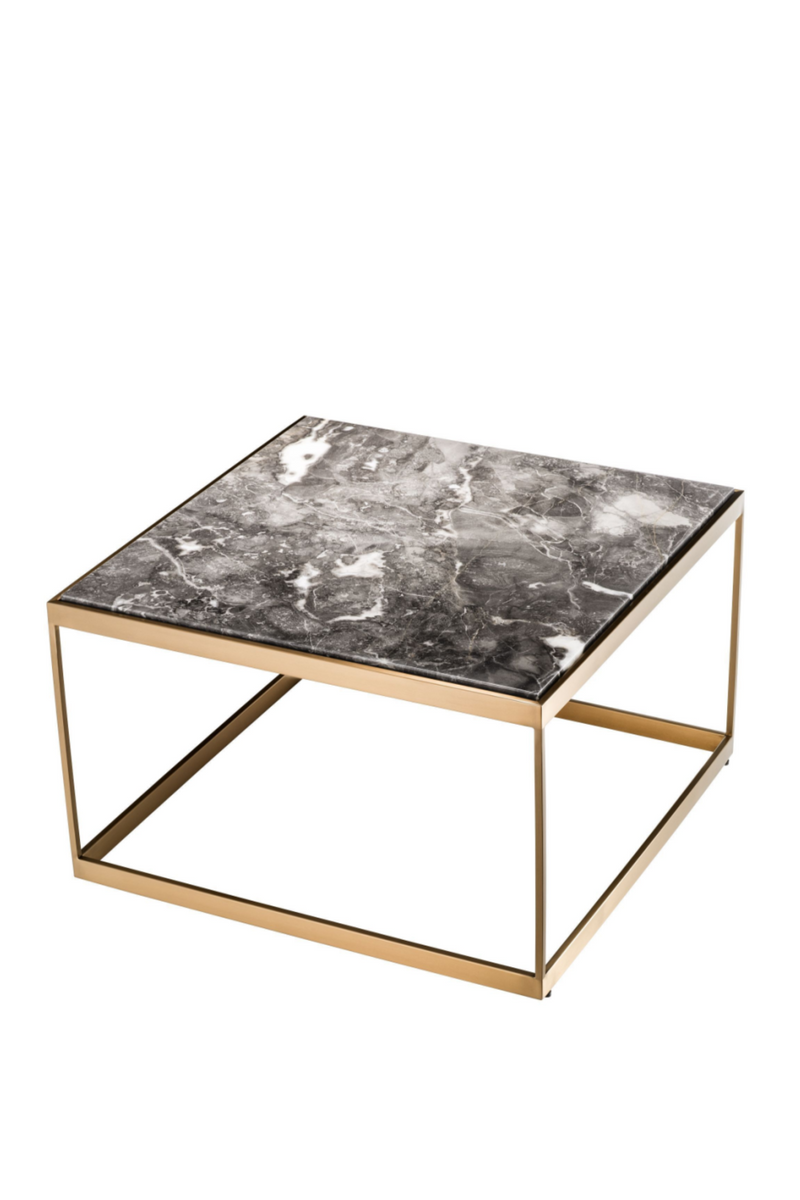 Marble Top Brass Frame Side Table | Eichholtz La Quinta | Eichholtzmiami.com