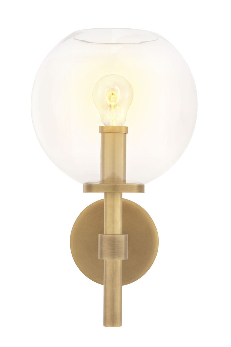 Brass Globe Wall Lamp | Eichholtz Jade | Eichholtz Miami