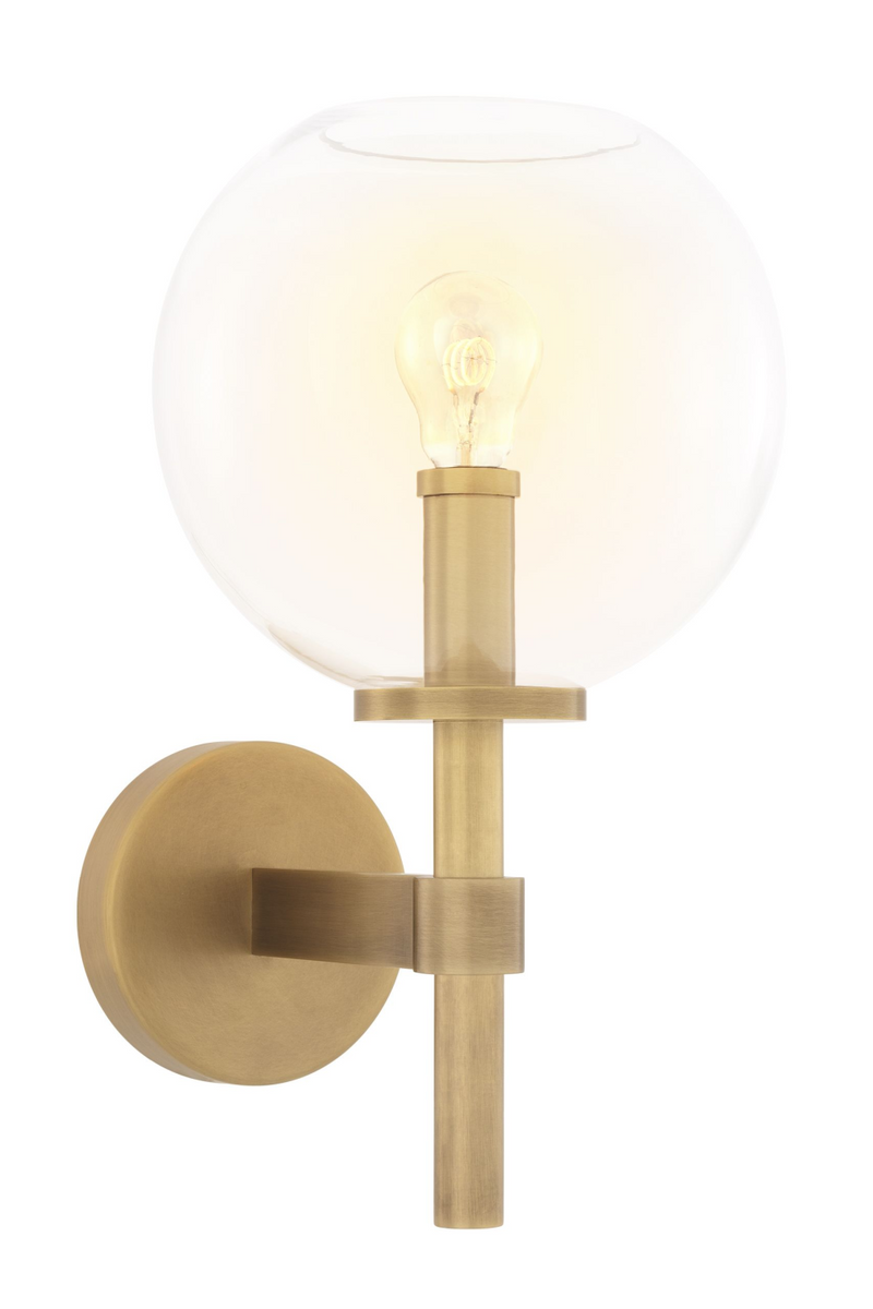 Brass Globe Wall Lamp | Eichholtz Jade | Eichholtz Miami
