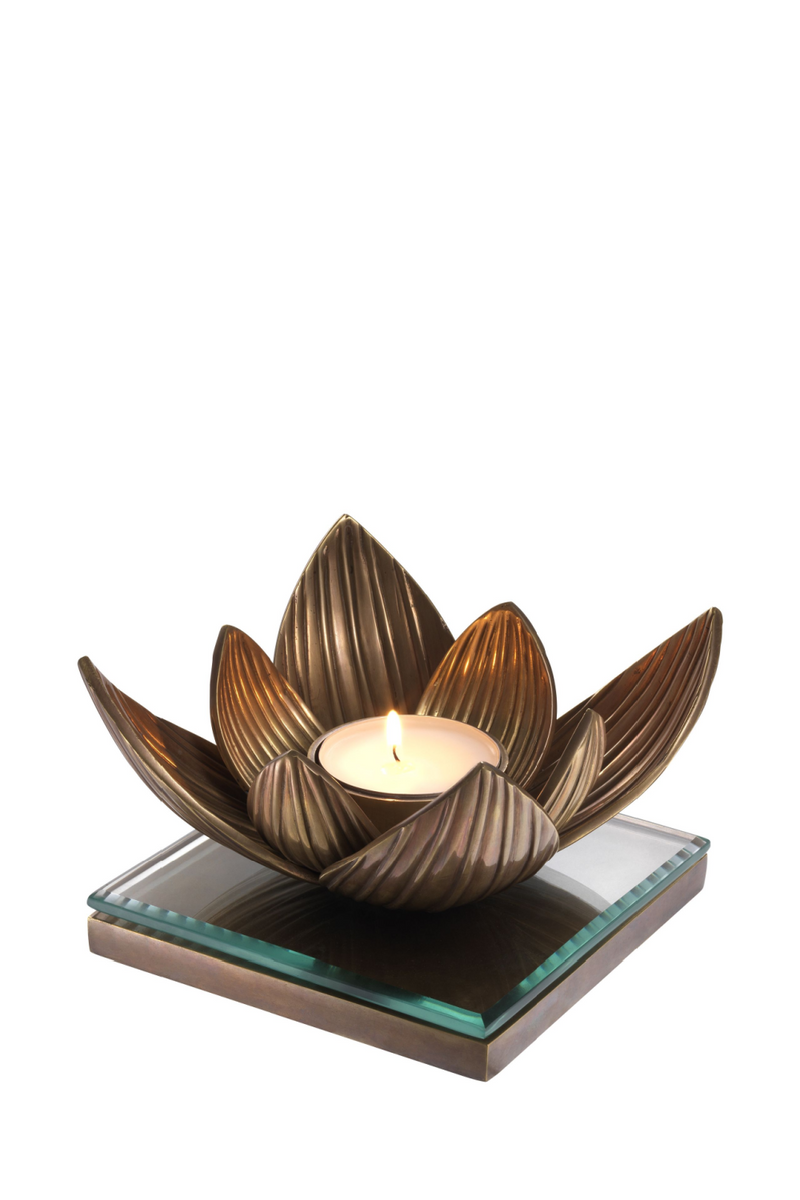Vintage Tealight Holder | Eichholtz Lotus | Eichholtz Miami