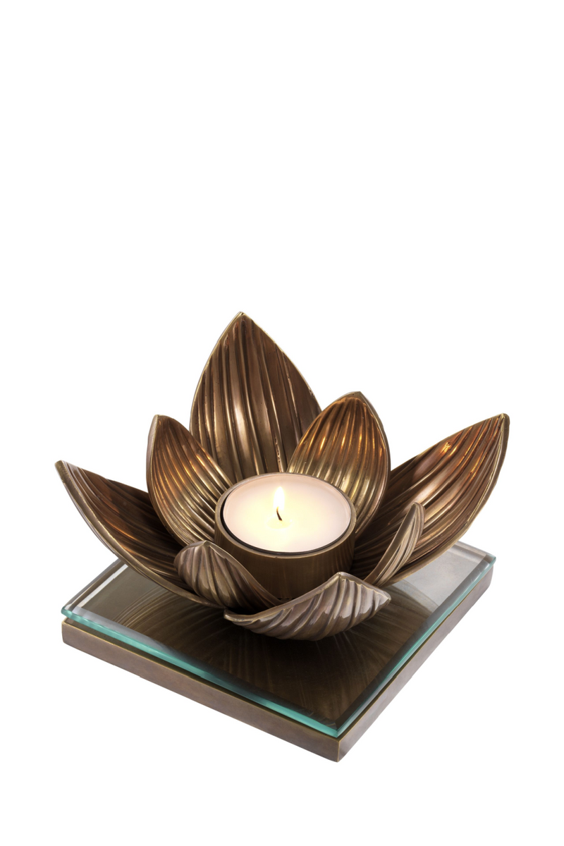Vintage Tealight Holder | Eichholtz Lotus | Eichholtz Miami