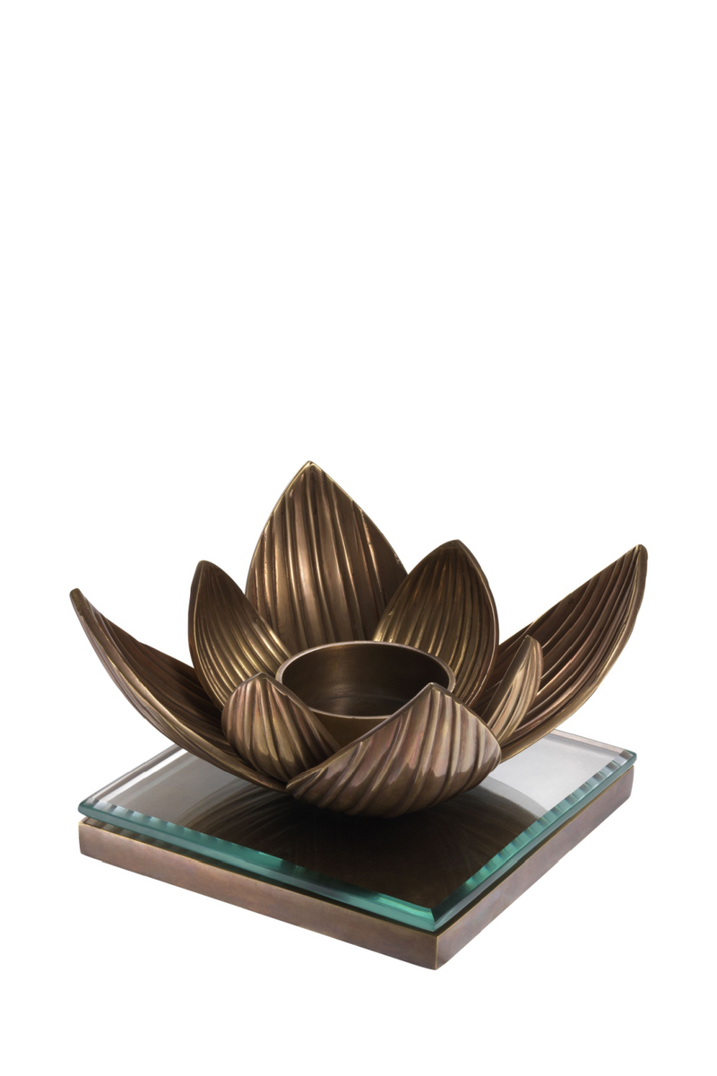 Vintage Tealight Holder | Eichholtz Lotus | Eichholtz Miami