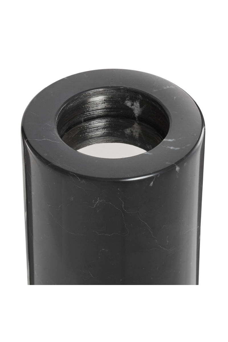 Black Marble Candle Holders 2 | Eichholtz Tobor S | Eichholtz Miami